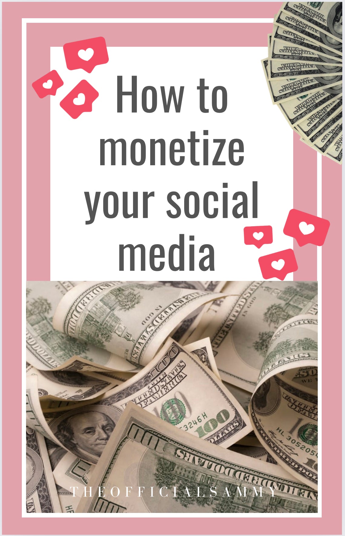 HOW TO MONETIZE YOUR SOCIAL MEDIA